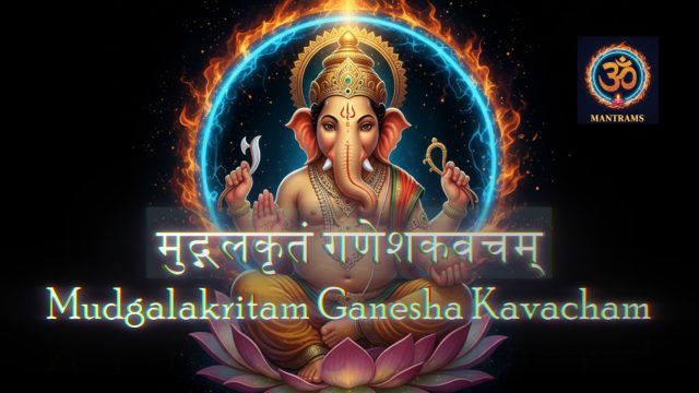 Mudgalacharya’s Ganesha Kavacham